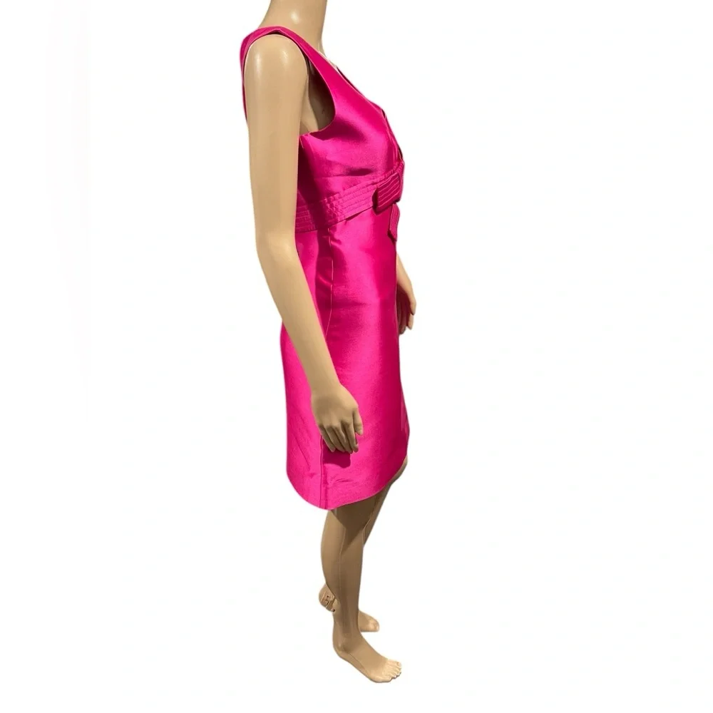 Kate Spade New York Dress Womens Origami A Line Pink Bow Size 2 - Picture 3 of 14